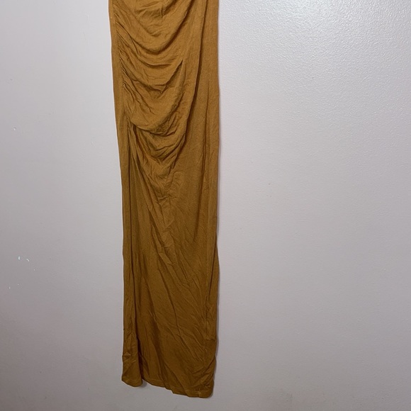 Enza Costa Silk Ribbed Midi Dress - Picture 2 of 7